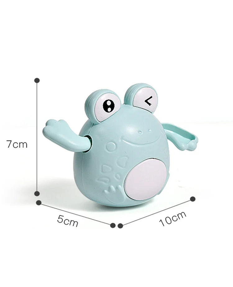 New Baby Bath Toys Cartoon Kids Learning Cognition Cute Animal Swimming Frogs Tortoise Crab Classic Baby Water Toy For Children