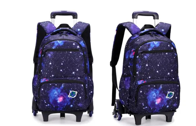 Schoolbag with wheels School wheeled backpack for boys Children School trolley bags travel luggage School Rolling backpack Bags