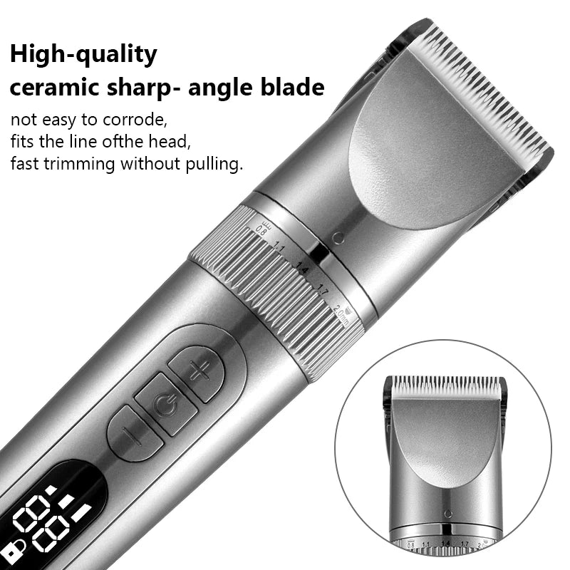 Hair Clipper Professional Hair Trimmer Barber Hair Cutting Machine Electric Shavers for Men Beard Shaving Razor Beard Trimmer