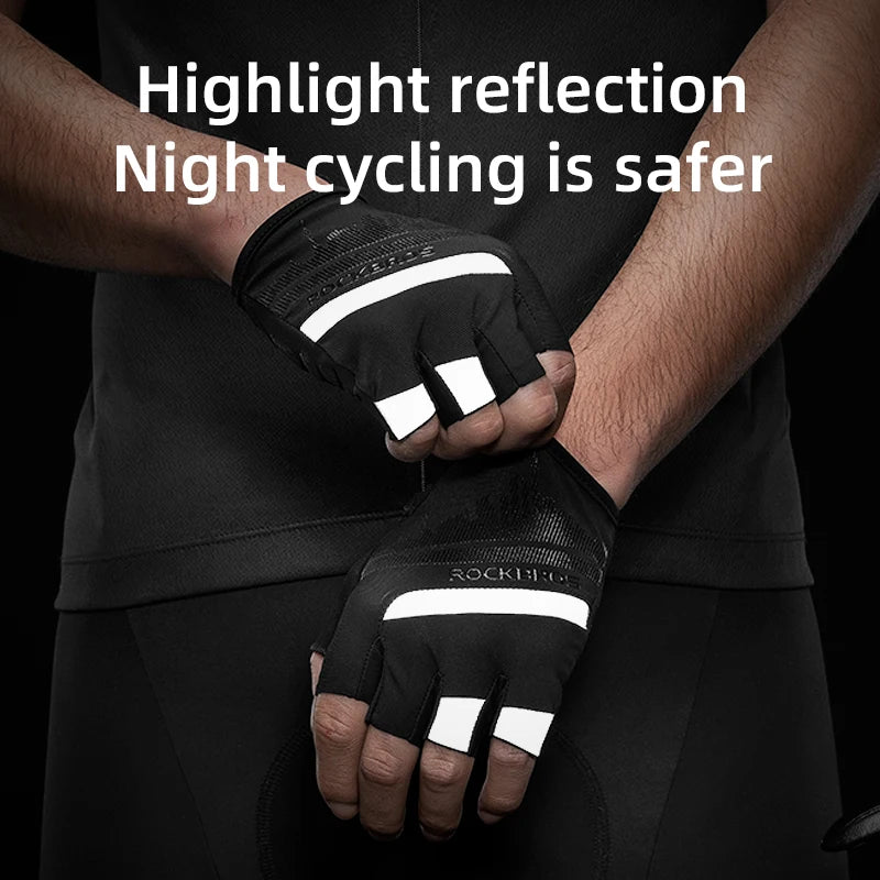 ROCKBROS Cycling Gloves Spring Autumn Summer Bike Gloves Sports Gloves Breathable MTB Mountain Bike Gloves Motorcycle Gloves