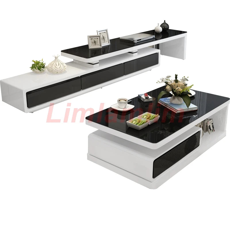 Linlamlim coffee table basse de salon Aparador sideboard buffet eat edge ark tv stand meubles tv monitor stand mueble tv cabinet