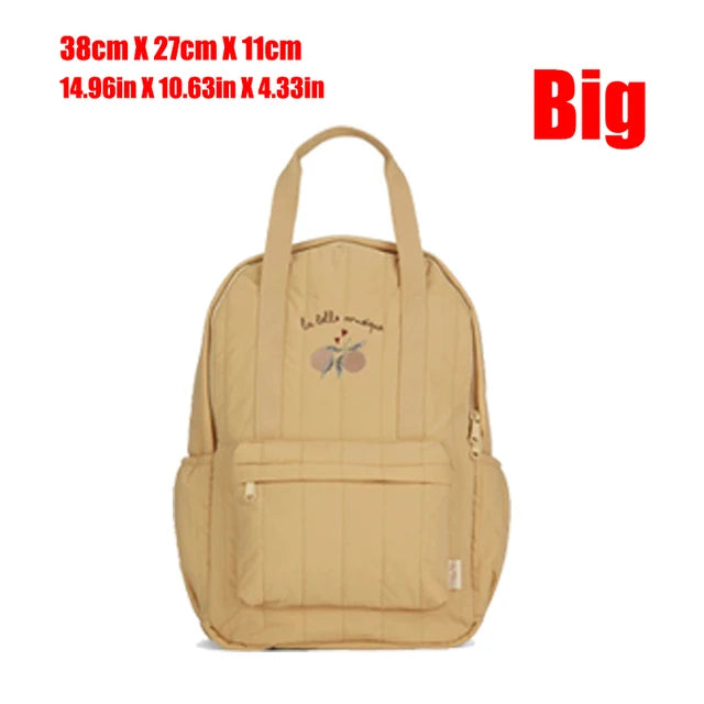 KS Baby Backpack Primary Schoolbag Kindergarten Kids Bags Brand Traveling Mom Cherry Lemon Children's Boys Girls Gift Storage
