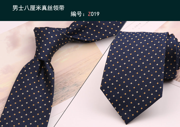 8cm Adult Silk Neckties for Mens Suits Wedding Neck Ties Retro Striped Corbatas Gravata Neckwear Gentleman Gravatas Tie