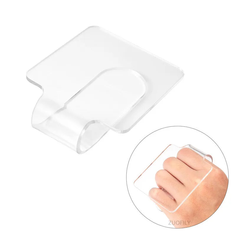 1PC Acrylic Clear Makeup Palette Tool Foundation Eyeshadow Palette Nail Art Painting DIY Mixing Watercolor Makeup Palette Tool