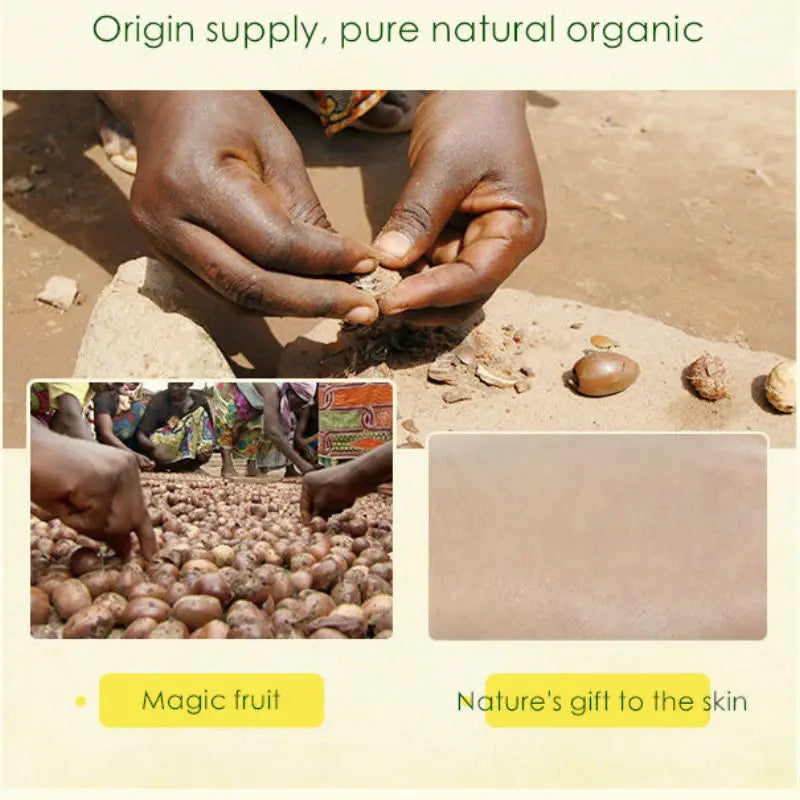 50g/100g Natural Organic Unrefined Shea Butter Oil Skin Care Body Massage Oil Moisturizing Nourishing Cosmetics Raw