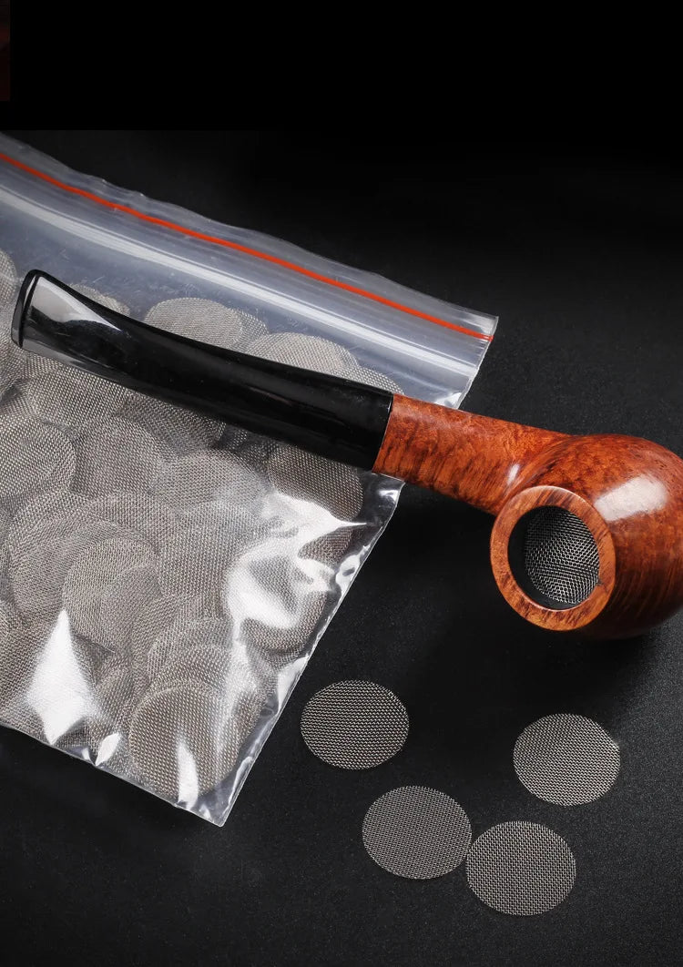 100pcs 20mm Stainless Steel Pipe Screen For Shisha/Hookah/Chicha/Narguile Metal/Glass/Wood Water Smoking Tobacco Pipe Filters