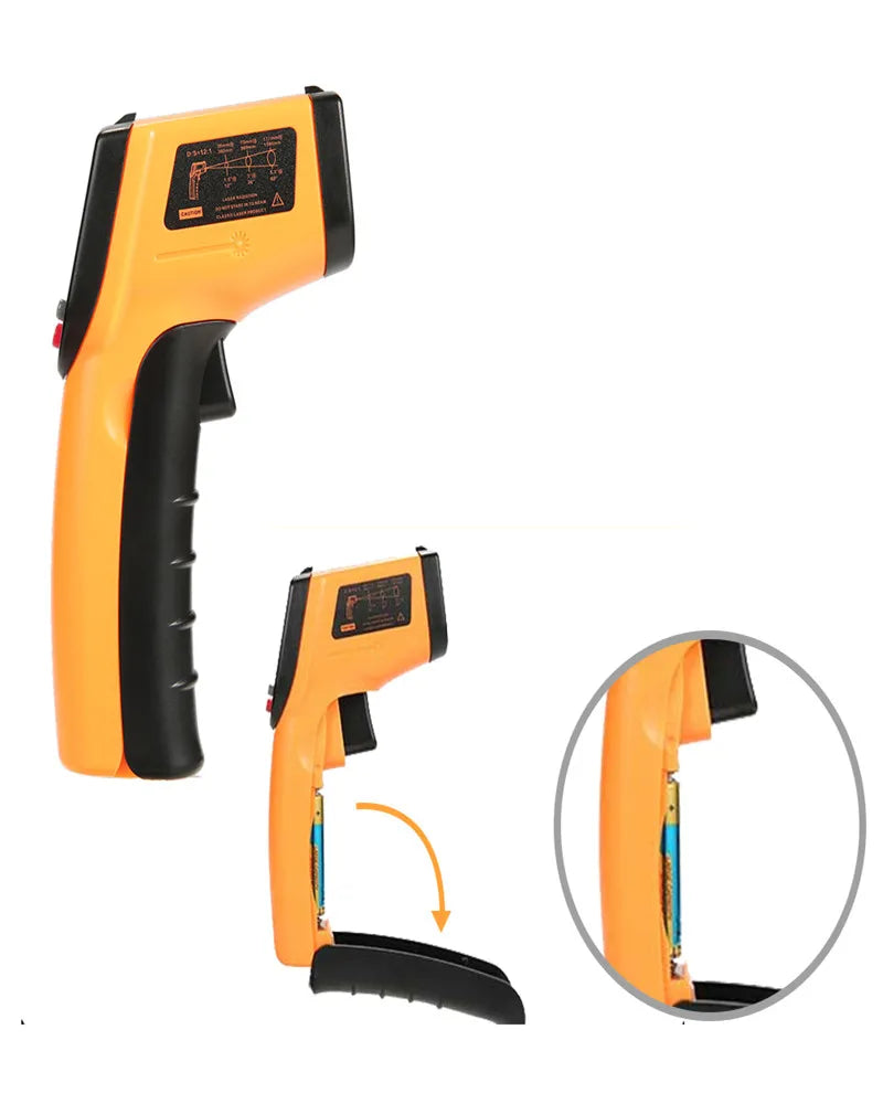 Digital Infrared Thermometer -50~600℃ GM320/GM320S/HW600/HW550 LCD Display Contactless Thermometer Pyrometer IR Laser Point