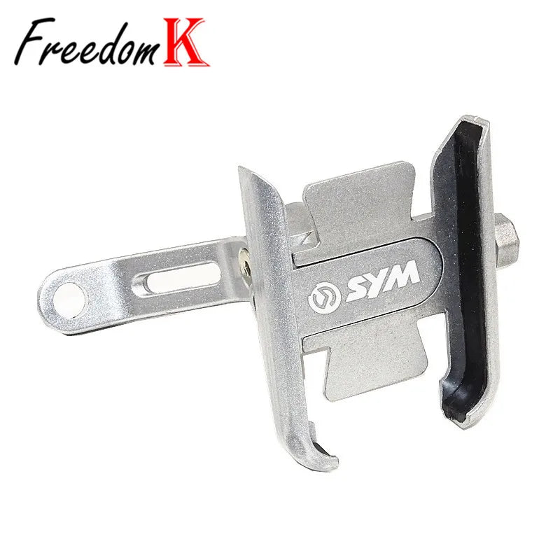 Motorcycle Phone Holder AccessoriesFor SYM JP150 GR125 fiddle FNX150 maxsym 400i 600i High Quality Aluminum Mobile Stand Holder