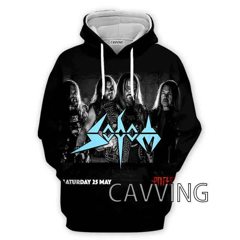 New Fashion Women/Men's  3D Print  Sodom Band  Hoodies Hooded Sweatshirts Harajuku Hoodie Sweatshirts Tops Clothing