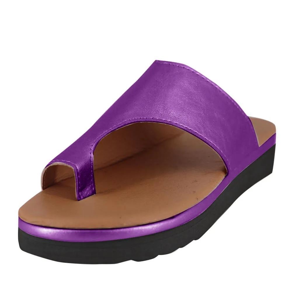 Women's Sandals  New Female Shoes Comfy Platform Flat Sole Orthopedic Bunion Corrector Plus Size 35-43 Casual Shoes Woman