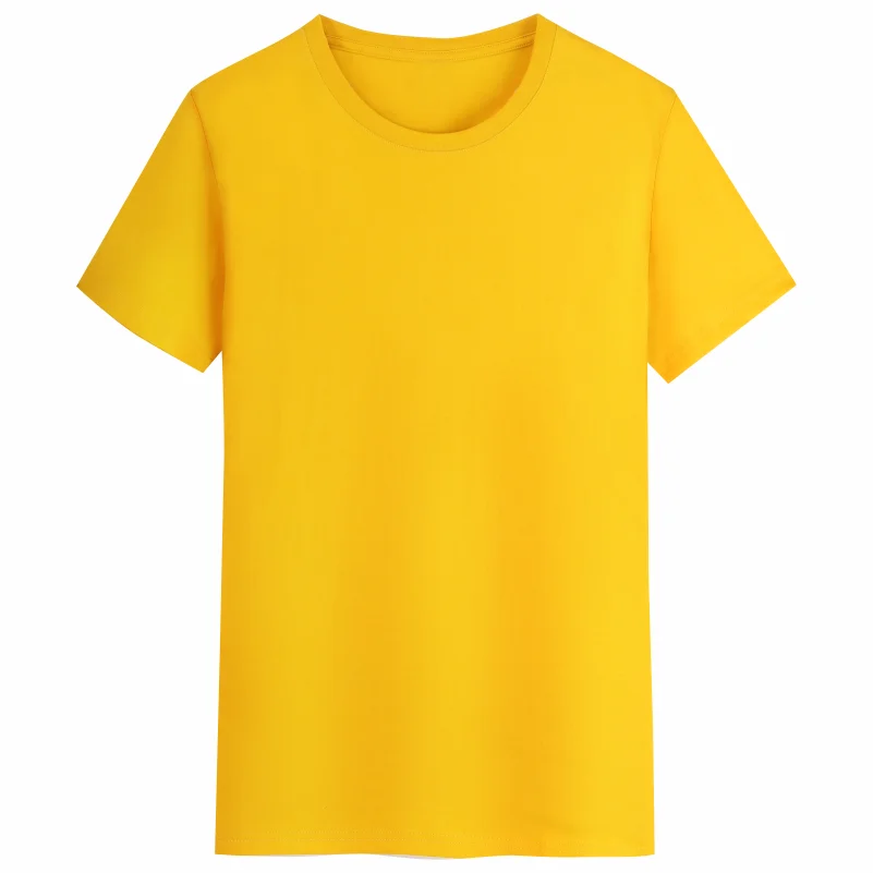 Men's 100% Cotton T-shirt Custom Printing Printing Short-sleeved Embroidery Company Logo Breathable Solid Color Top 4xl