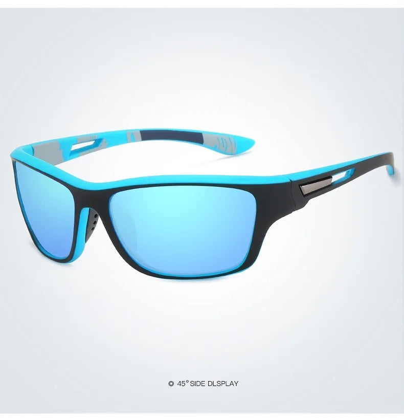 Men's Polarized Fishing Sunglasses With Glasses Chain For Men Women Driving Hiking Sun Glasses Fishing Eyewear