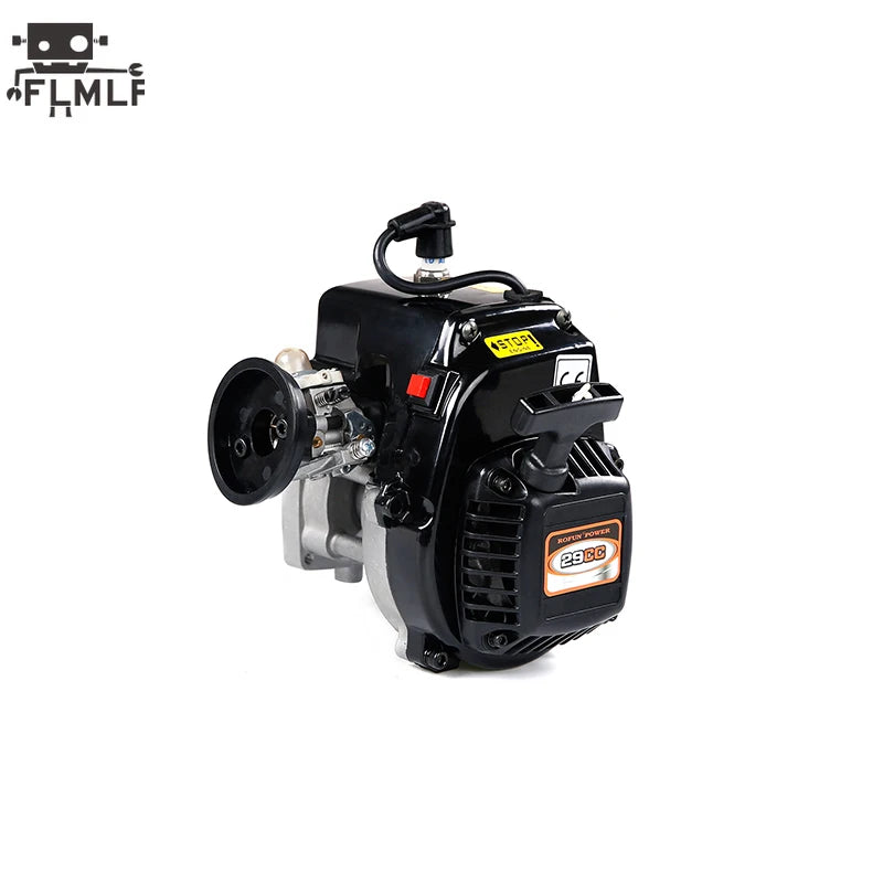 Rc Car R290 29cc 2T 4 Bolt Gasoline Engine Fit 1/5 Hpi Rofun Baha Km Rovan Baja Lois 5ive-T DBXL FG GoPed Redcat Car Toys Parts