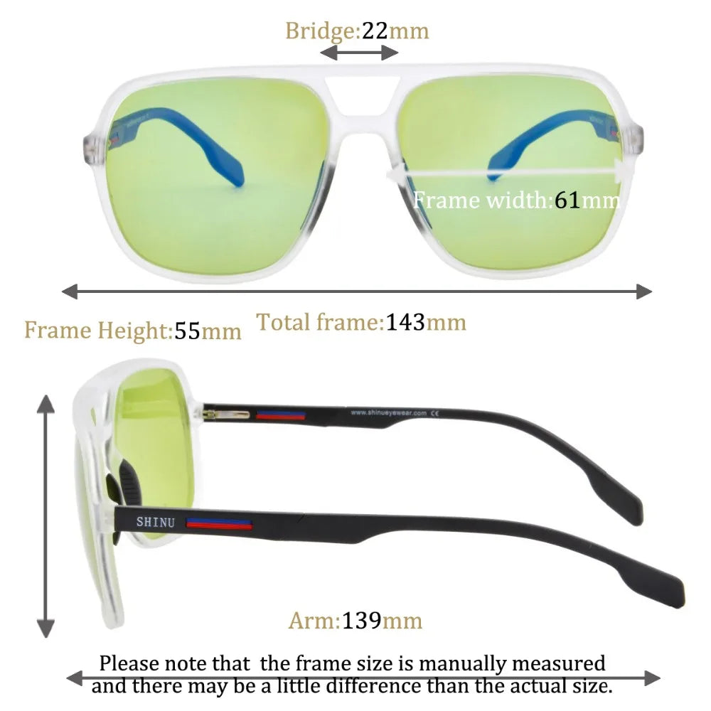 sun glassed for men Polarized Sunglasses men aviator sunglasses polarized Driver Black Goggles Eyewear Rectangle Shades Men