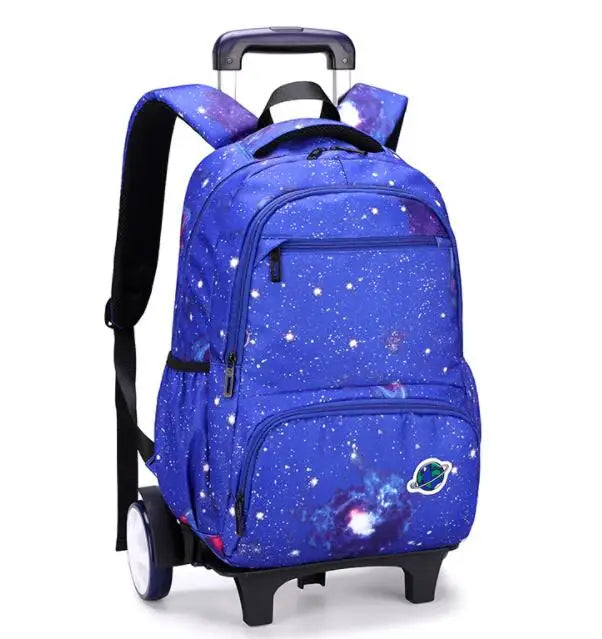 Schoolbag with wheels School wheeled backpack for boys Children School trolley bags travel luggage School Rolling backpack Bags