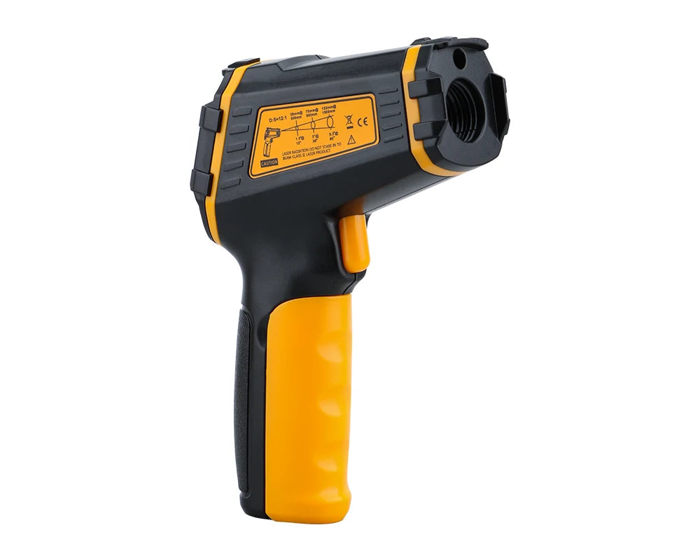Digital Infrared Thermometer Laser Temperature Meter Non-contact Pyrometer Imager Hygrometer IR Termometro Color LCD Light Alarm