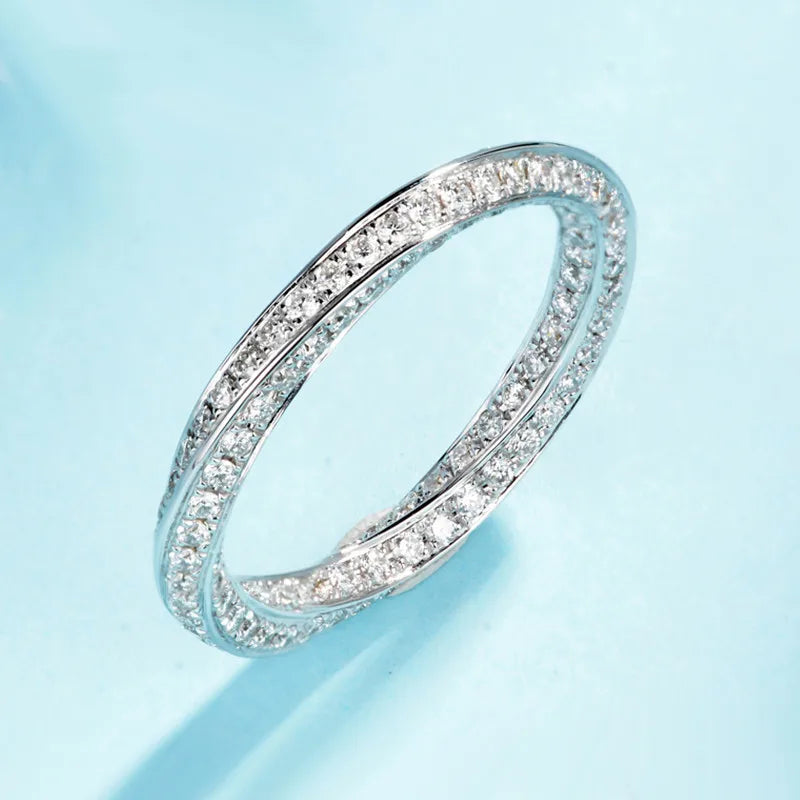 CC Sterling Ring For Women Bridal Accessories Simple Jewelry Engagement Proposal White Rings Wedding CC708