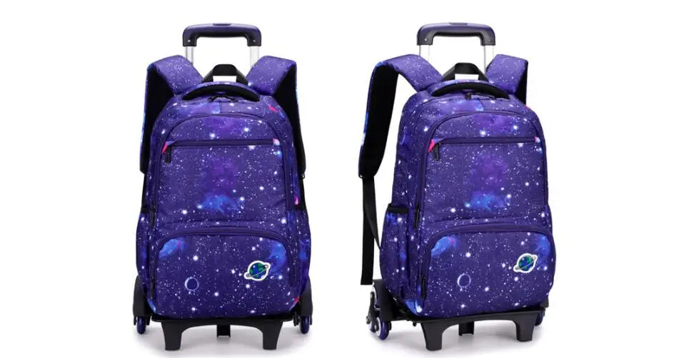 Schoolbag with wheels School wheeled backpack for boys Children School trolley bags travel luggage School Rolling backpack Bags