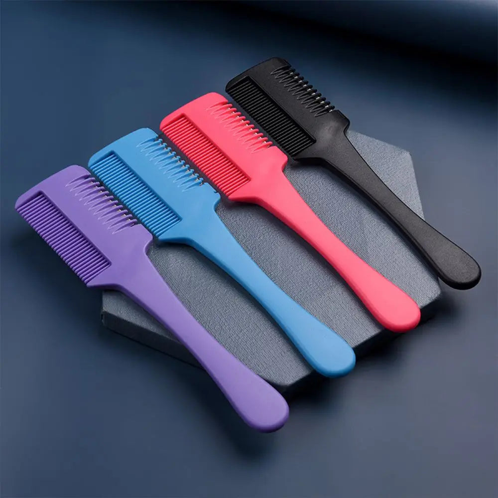 Hair Salon Scissor Hair Styling Thinning Hair Trimmer with Razor Blades Thinning Comb Hair Cutting Comb Hairdressing Tool