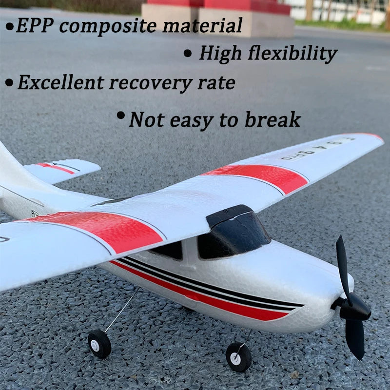 2022 Newest F949 Pro version 2.4G 3Ch RC Airplane 3D/6G Fixed Wing Plane CESSNA182 Outdoor Toys  RTF With Gyroscope 1020 motor