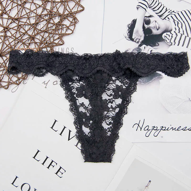Women's Sexy lingerie Thongs G-string Underwear Panties Briefs Ladies T-back luxury peach heart thong pure cotton lace