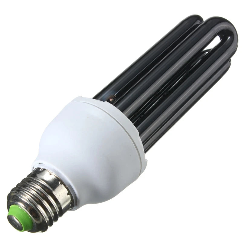 15W 20W 30W 40W E27 UV Light Bulb AC220V  Straight Low Energy Ultraviolet Fluorescent Black Light CFL Violet  Detection Lamp