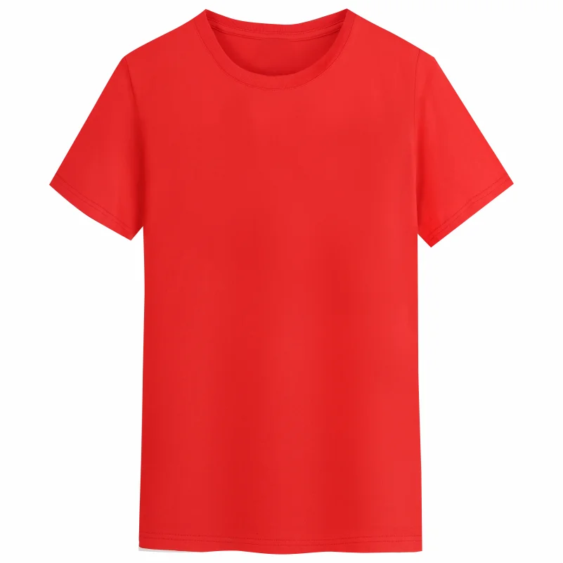Men's 100% Cotton T-shirt Custom Printing Printing Short-sleeved Embroidery Company Logo Breathable Solid Color Top 4xl