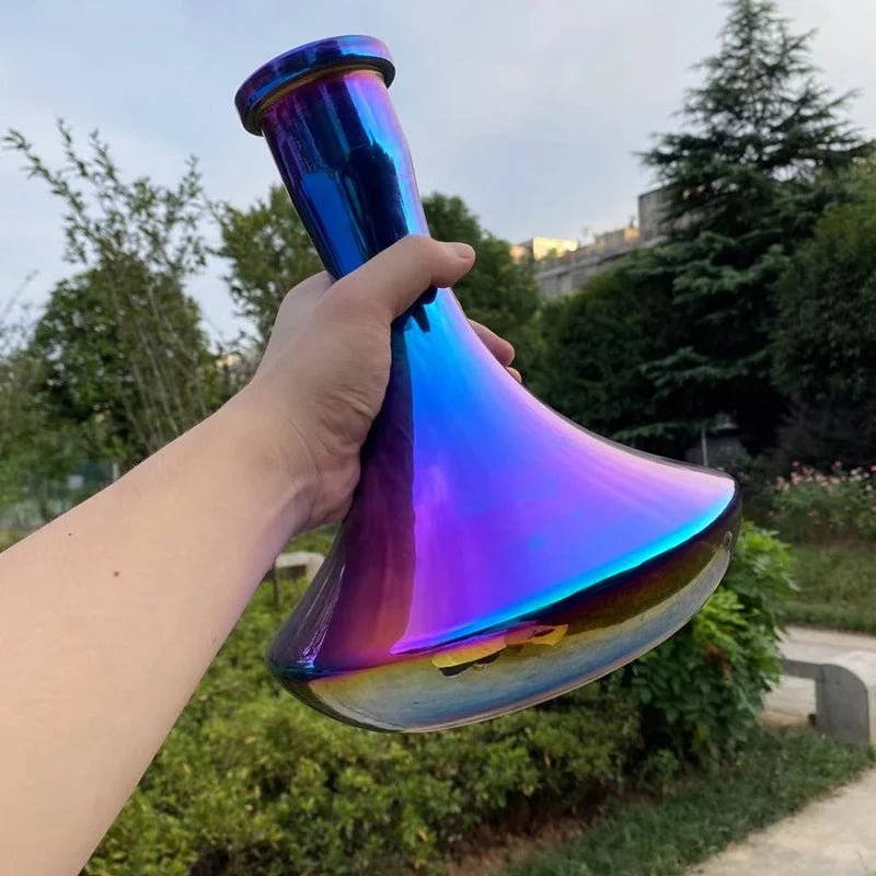 Big Size 26/20cm Hookah Base Glass Bottle Shisha Bottle Flask For Model Nargile Sheesha Narguile Chicha Cachimbas