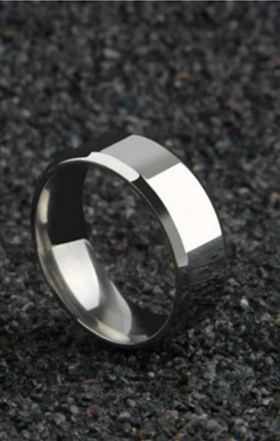 15 Fashion Jewelry Ring Men Stainless Steel Black Rings For Women