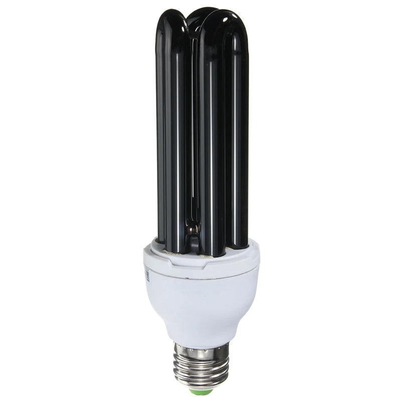 15W 20W 30W 40W E27 UV Light Bulb AC220V  Straight Low Energy Ultraviolet Fluorescent Black Light CFL Violet  Detection Lamp