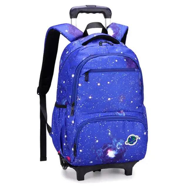 Schoolbag with wheels School wheeled backpack for boys Children School trolley bags travel luggage School Rolling backpack Bags