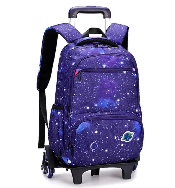 Schoolbag with wheels School wheeled backpack for boys Children School trolley bags travel luggage School Rolling backpack Bags