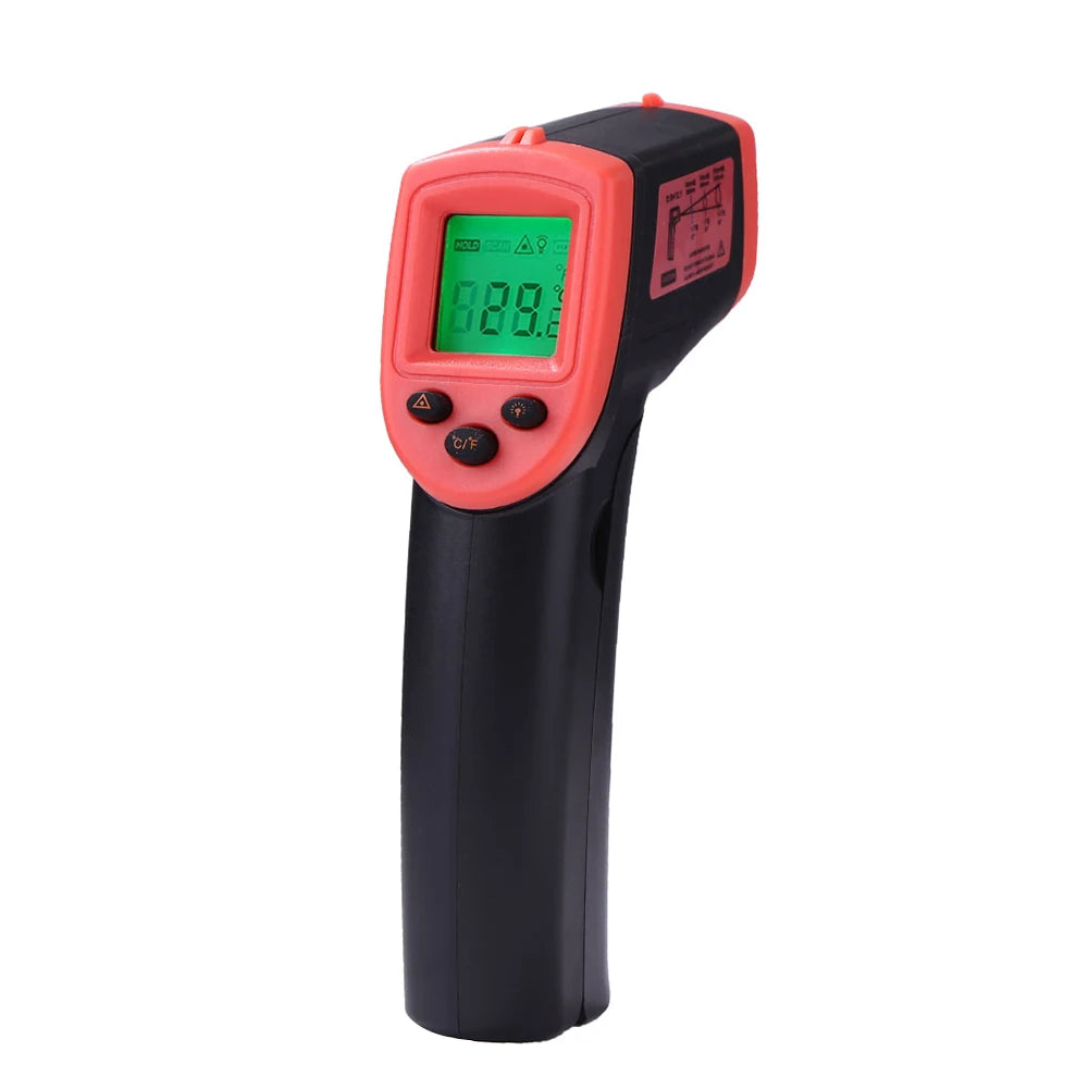 Digital Infrared Thermometer Non Contact Laser IR Temperature LCD DisplayPyrometer Tester Industrial Temperature Instrument