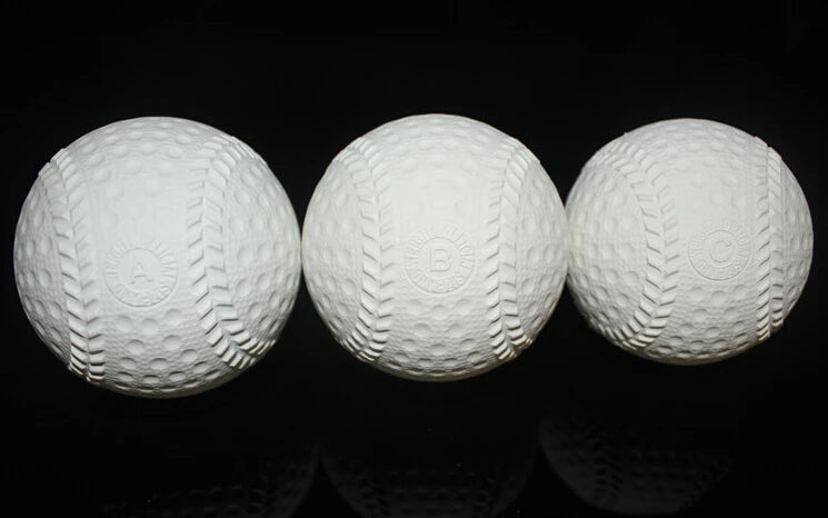 1 Piece Beginner Rubber Soft Safety Baseball Ball For Child Young Men Women Training Safe 3 Size To Choice