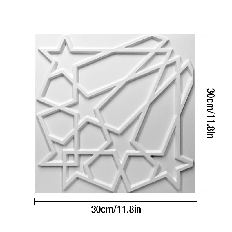 Islamic Mosque Morocco Decor Wall Art Painting Golden 3D Wall Stickers Muslim 3D Wall Panel Bohemia Arab Modern Home Room Decor