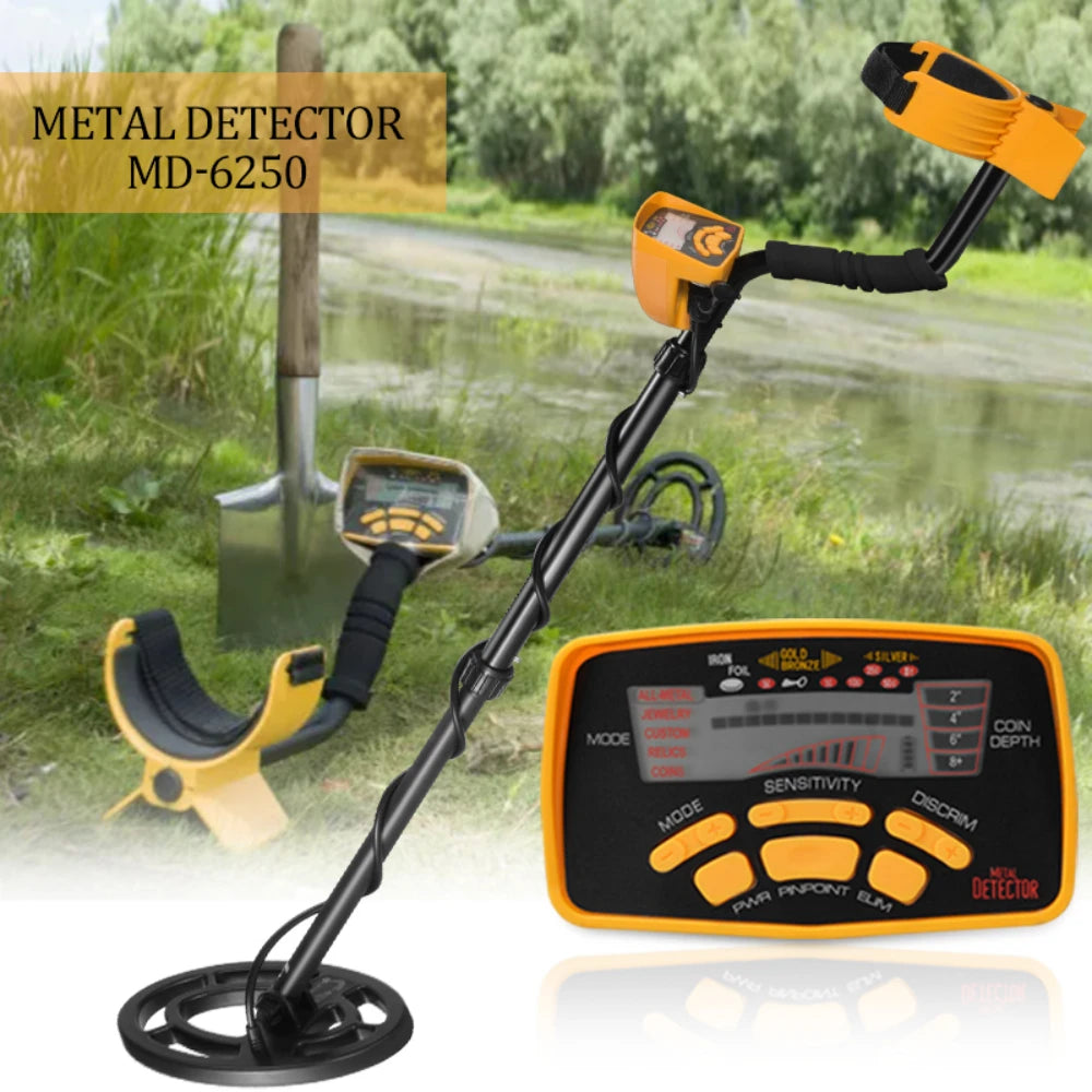 (Battery-free)MD6250 Professional Metal detector Underground Metal detector Hunter detects metals with high performance