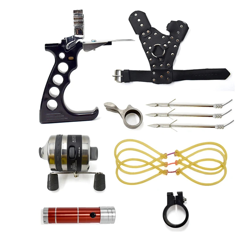 Slingshot Shooting Fishing Slingshot Bow and Arrow Shooting Powerful Fishing Compound Bow Catching Fish High Speed Hunting 2020