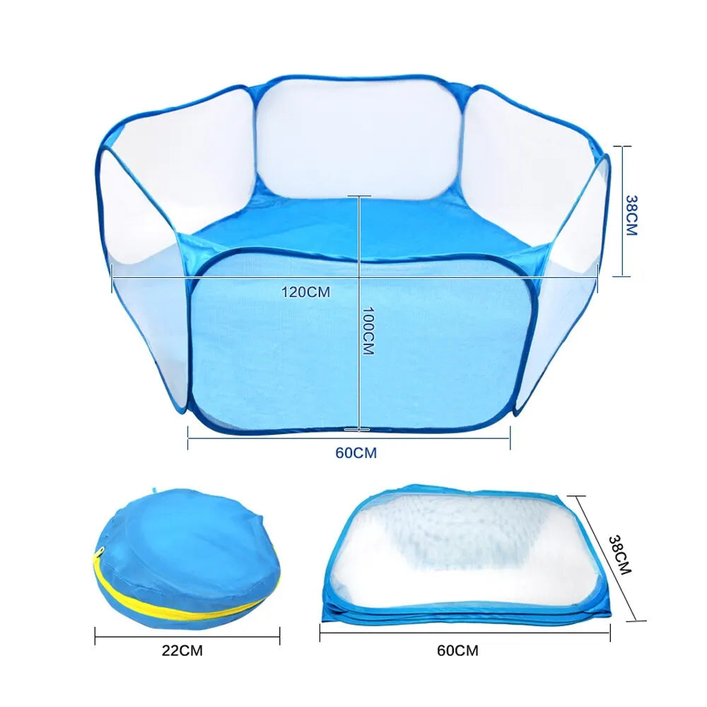 Pet Playpen Portable fashion Open Indoor / Outdoor Small Animal Cage Game Playground Fence for Hamster Chinchillas Guinea- PigsF