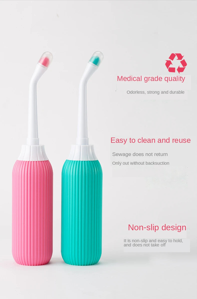 500ml Portable Bidet Private Parts Flushing Device Baby Butt Cleaner Confinement Pregnant Lying-in Women's Perineum Body Bidet