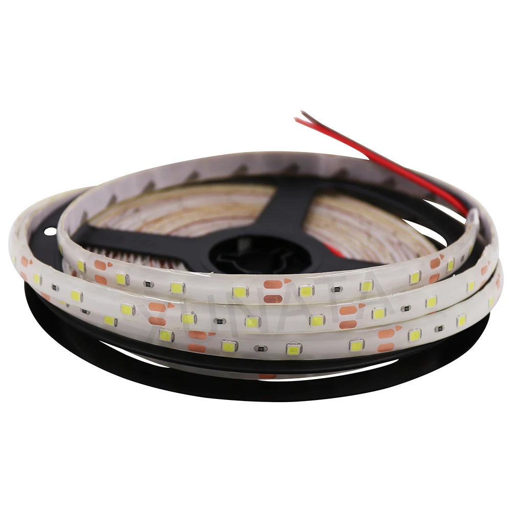 LED Strip 5050 2835 Flexible Home Decoration Lighting 60LEDs/m RGB Waterproof LED Tape Cold Warm White/Blue/Green/Red 5m/lot 12V