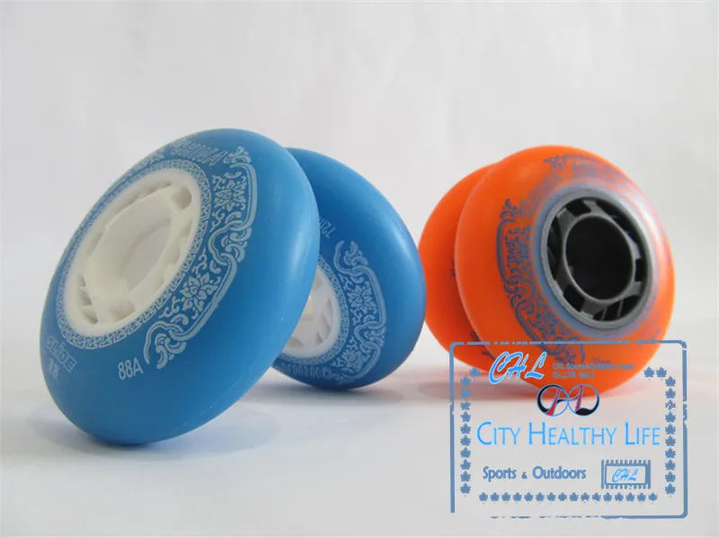 Branded SKATING 3rd 90A inline skates wheel Braking roller Blade rodas Slide Skating Ruedas for Sliding paiting