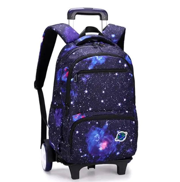 Schoolbag with wheels School wheeled backpack for boys Children School trolley bags travel luggage School Rolling backpack Bags