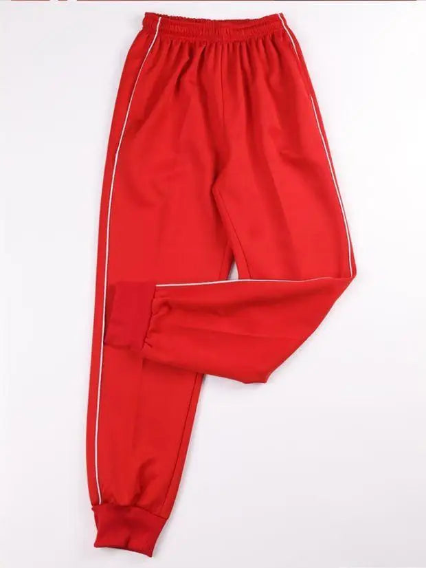 2023 Summer Men's Casual Sweatpants Men Jogger Basic Trousers Tracksuit Side Stripe Bottoms Breathable Sportswear Track Pants