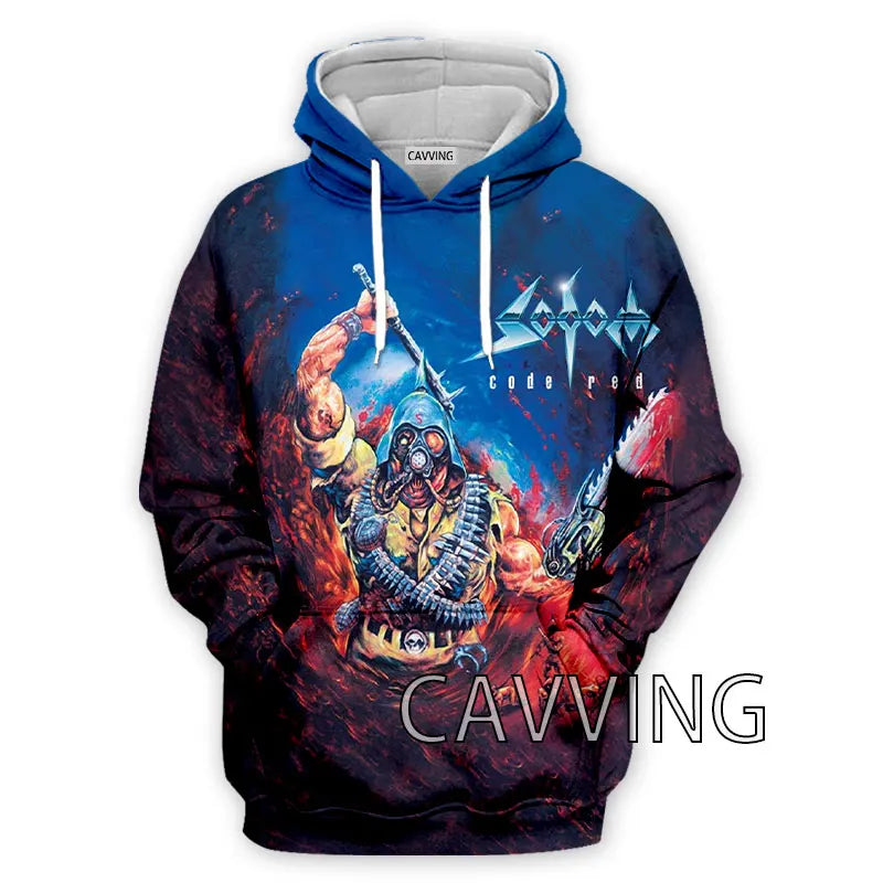 New Fashion Women/Men's  3D Print  Sodom Band  Hoodies Hooded Sweatshirts Harajuku Hoodie Sweatshirts Tops Clothing