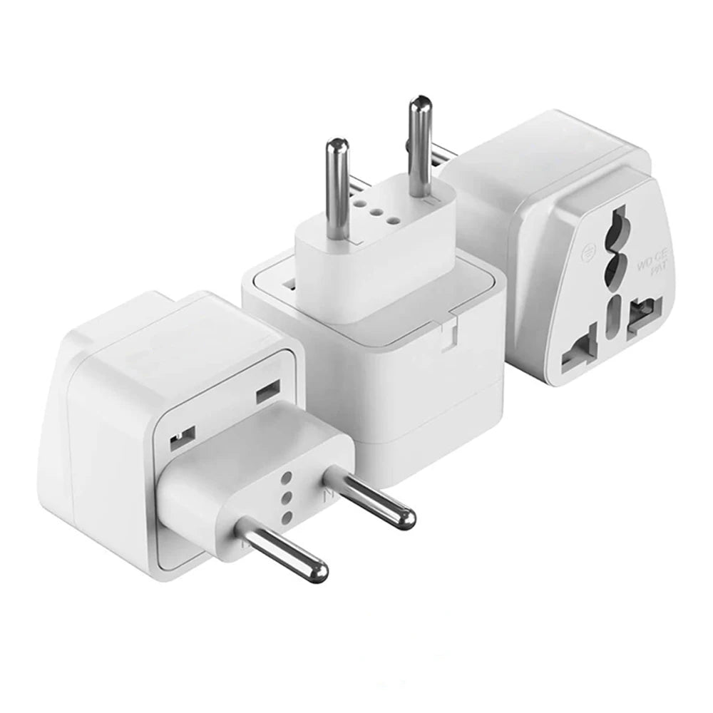 European Travel Plug Adapter Type C Universal To EU Power Charge Your Electronics In Italy Greece Germany Outlet Adaptor 3 Pack