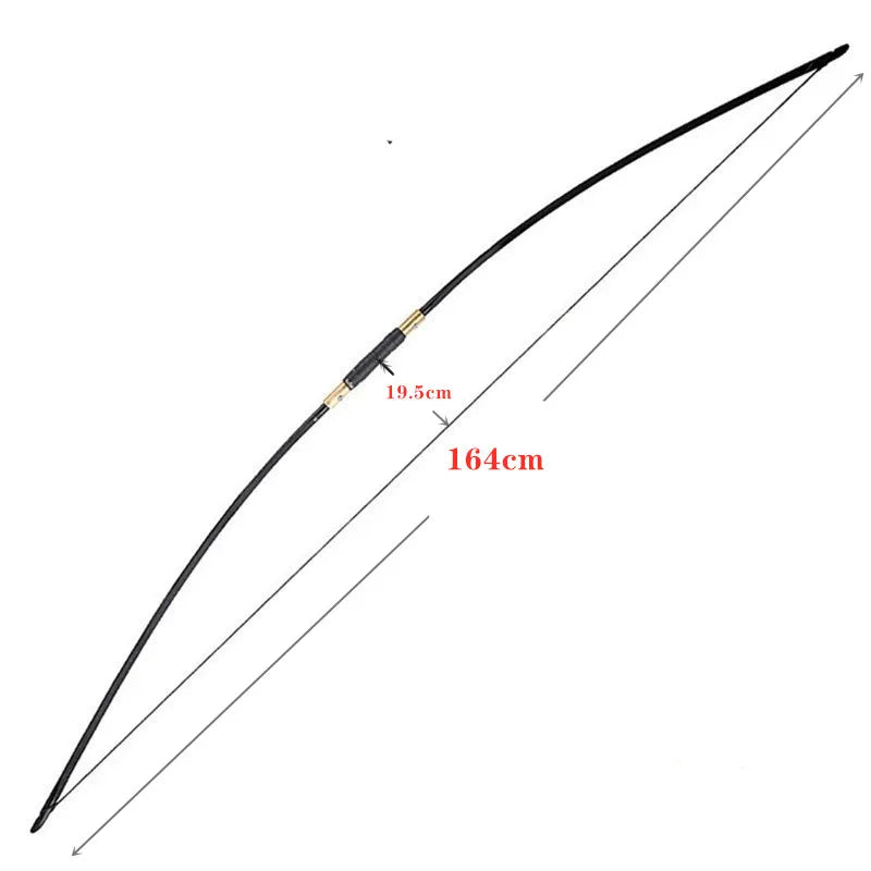 20-70lbs Archery Traditional Bow 64inch Shooting Longbow Takedown Split Bow For Outdoor Arrow Shooting Hunting Archery