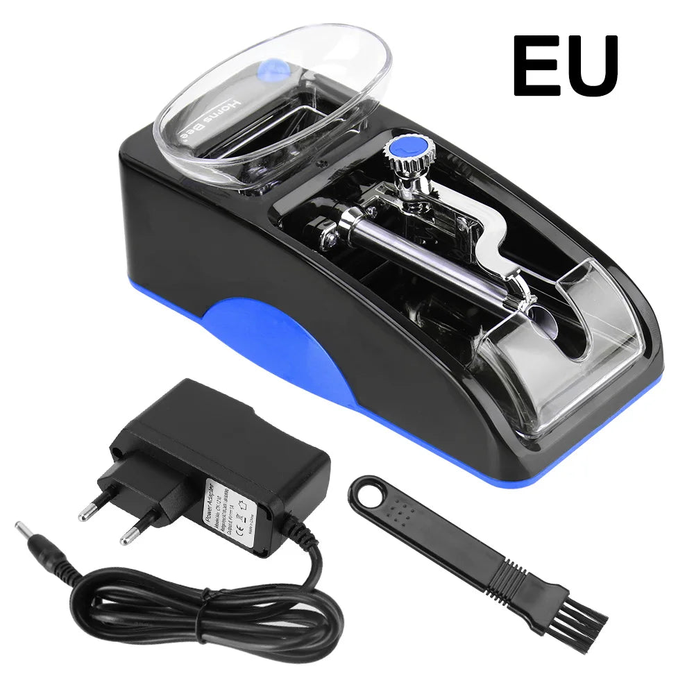 EU US Plug Smoking Accessories Smoking Tool DIY Injector Maker Cigarette Rolling Machine Tobacco Roller Electric Automatic