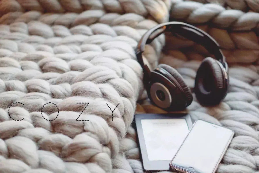 WOSTAR Chunky merino wool blanket thick large yarn roving knitted blanket winter warm plaid throw blankets sofa bed blanket