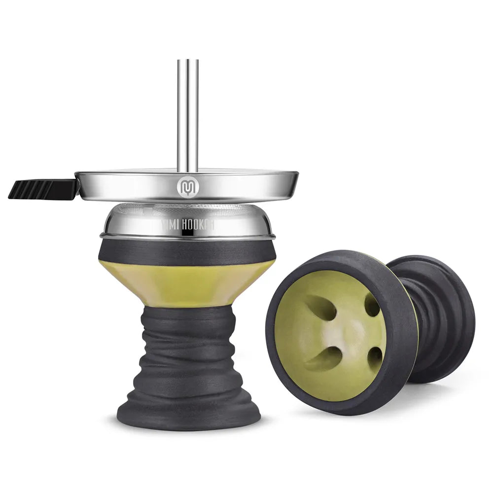 Yimi Hookah Premium Stone Shisha Head With Charcoal Holder Pipe Screen Shisha Bowl Chicha Accessories