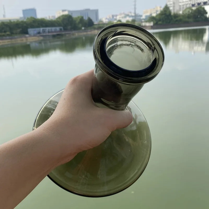 Big Size 26/20cm Hookah Base Glass Bottle Shisha Bottle Flask For Model Nargile Sheesha Narguile Chicha Cachimbas